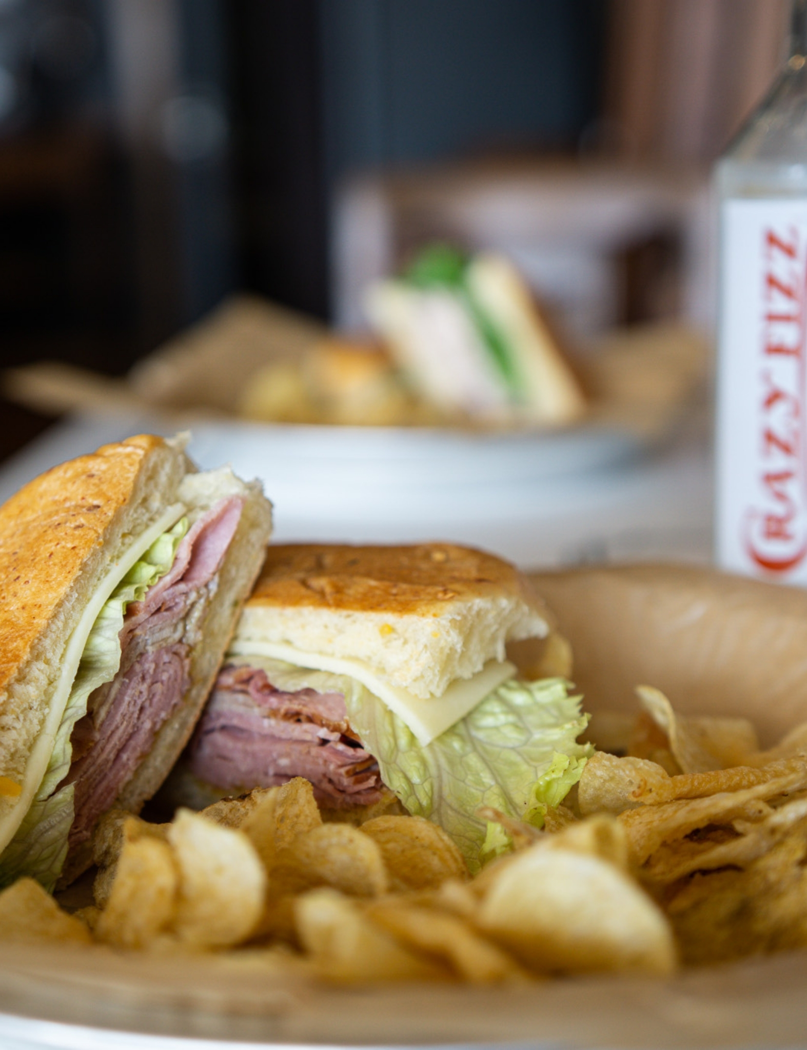 Ham Melt with double cheddar